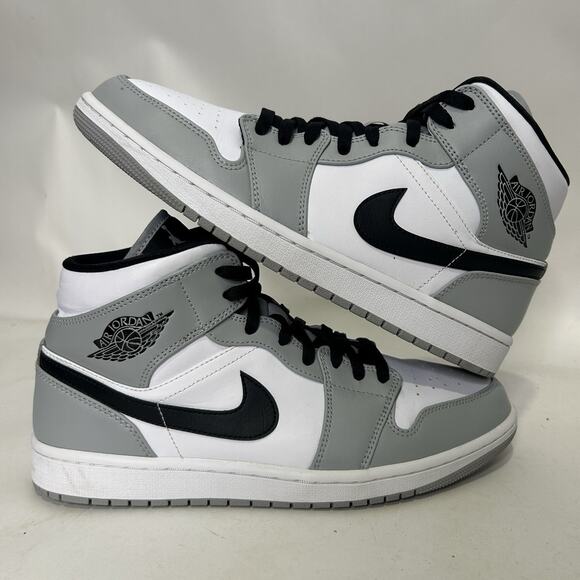 Nike Air Jordan 1 Mid Retro “Light Smoke Grey” - Picture 1 of 8
